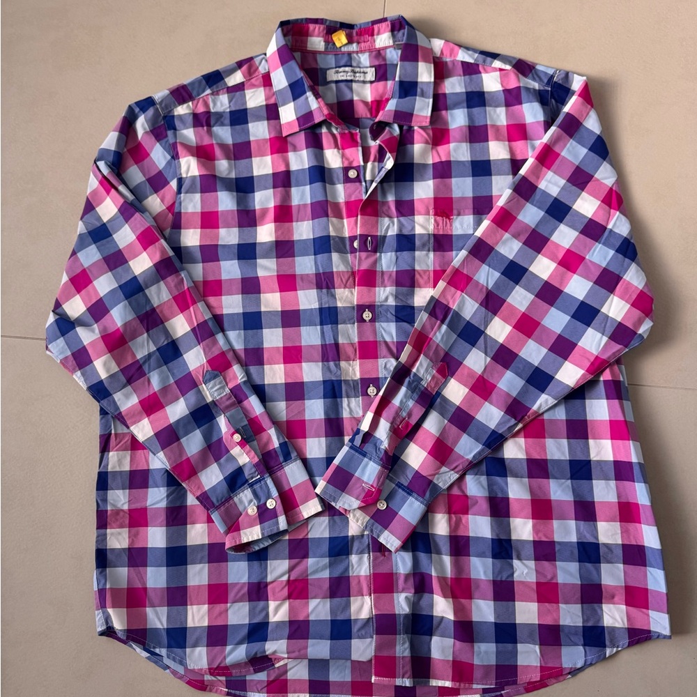 Tommy Bahama Multicolor Checkered Shirt